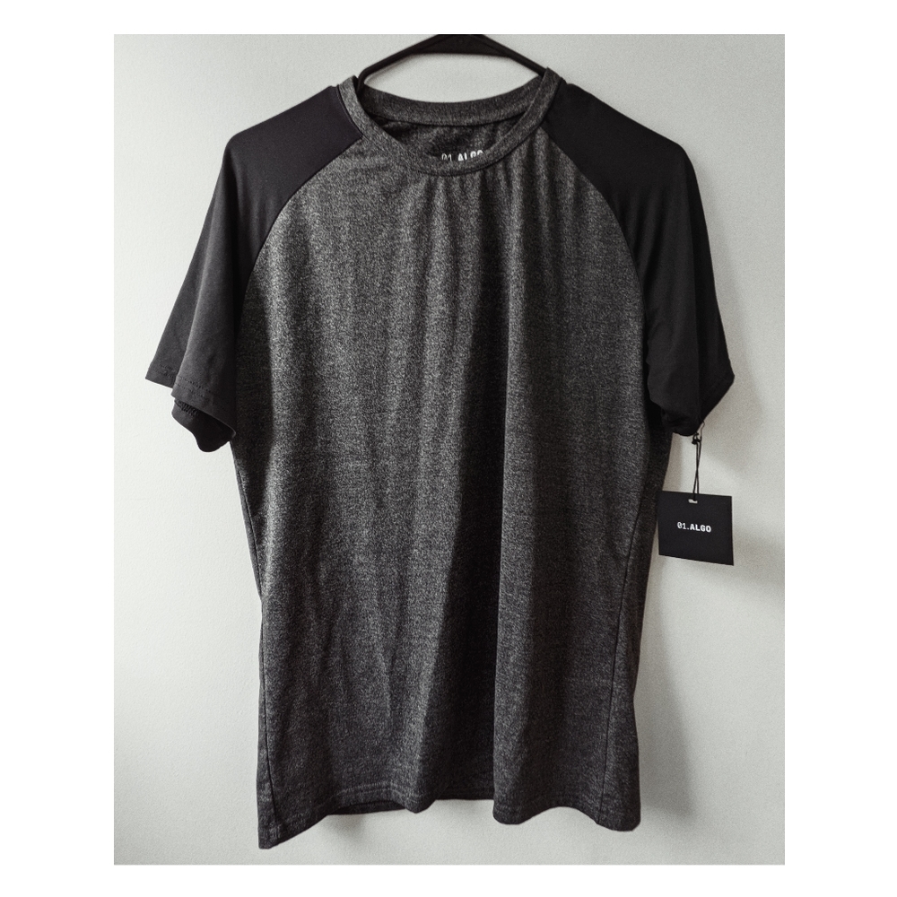 01. ALGO PERFORMANCE GRAY T-SHIRT